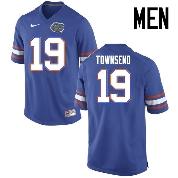 Men Florida Gators #19 Johnny Townsend College Football Jerseys Sale-Blue - Click Image to Close